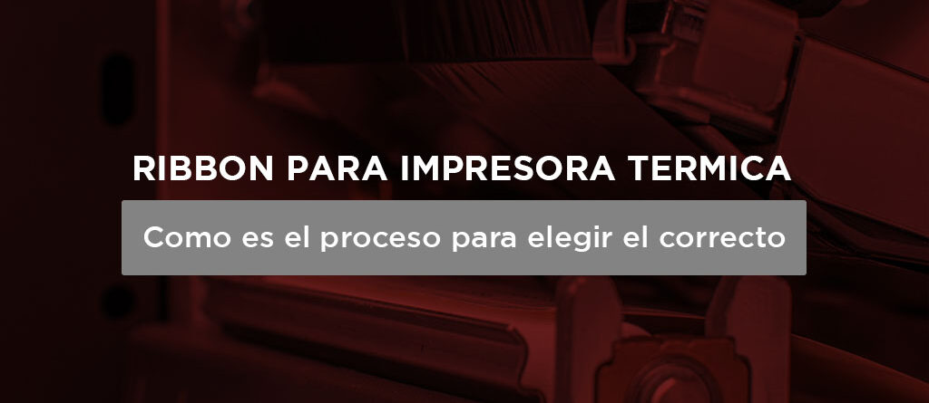 ribbon para impresora termica