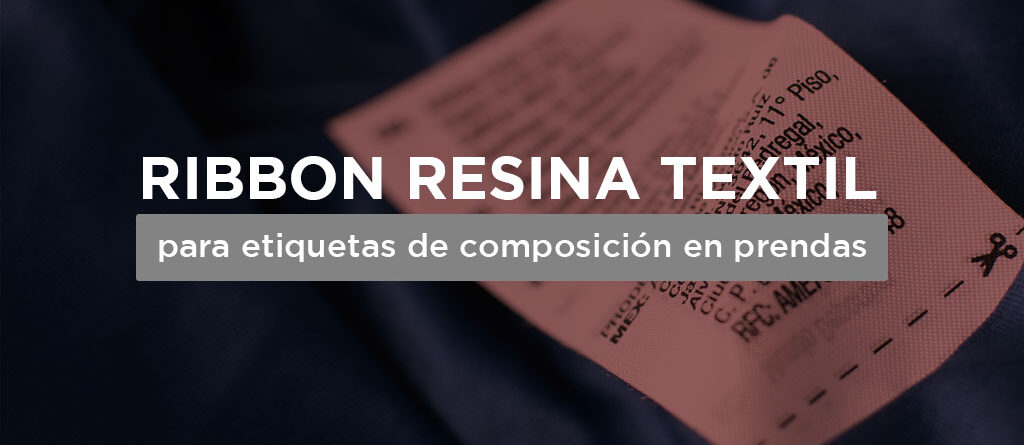 Ribbon resina textil