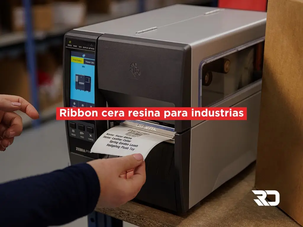 Ribbon cera resina